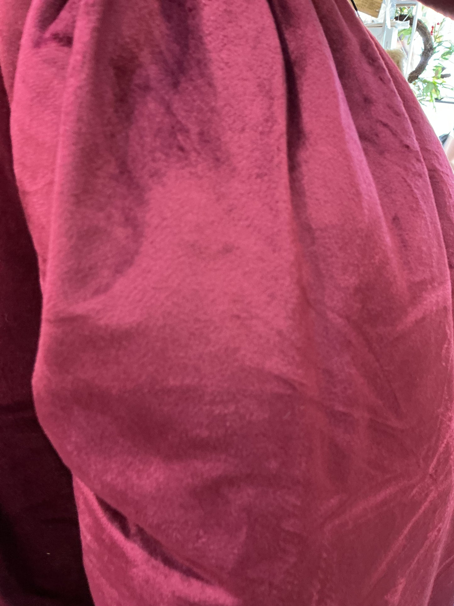 Fiocco velluto bordeaux big