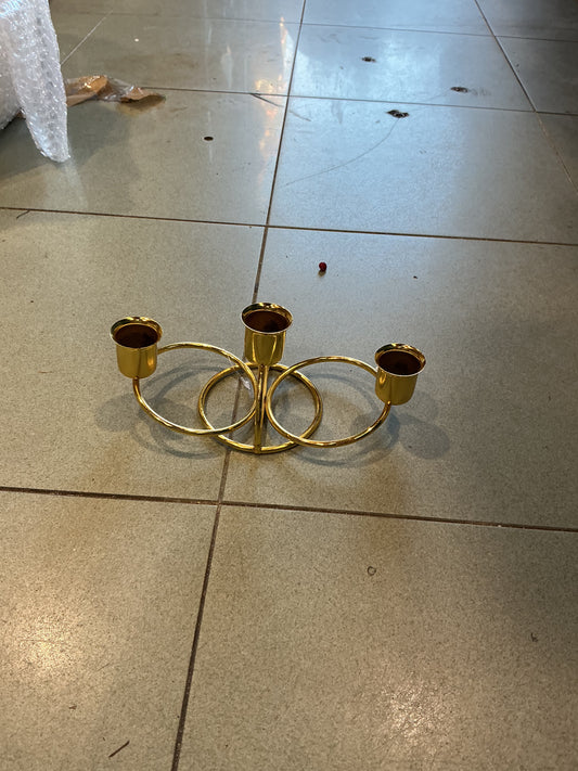 Porta candela metallo