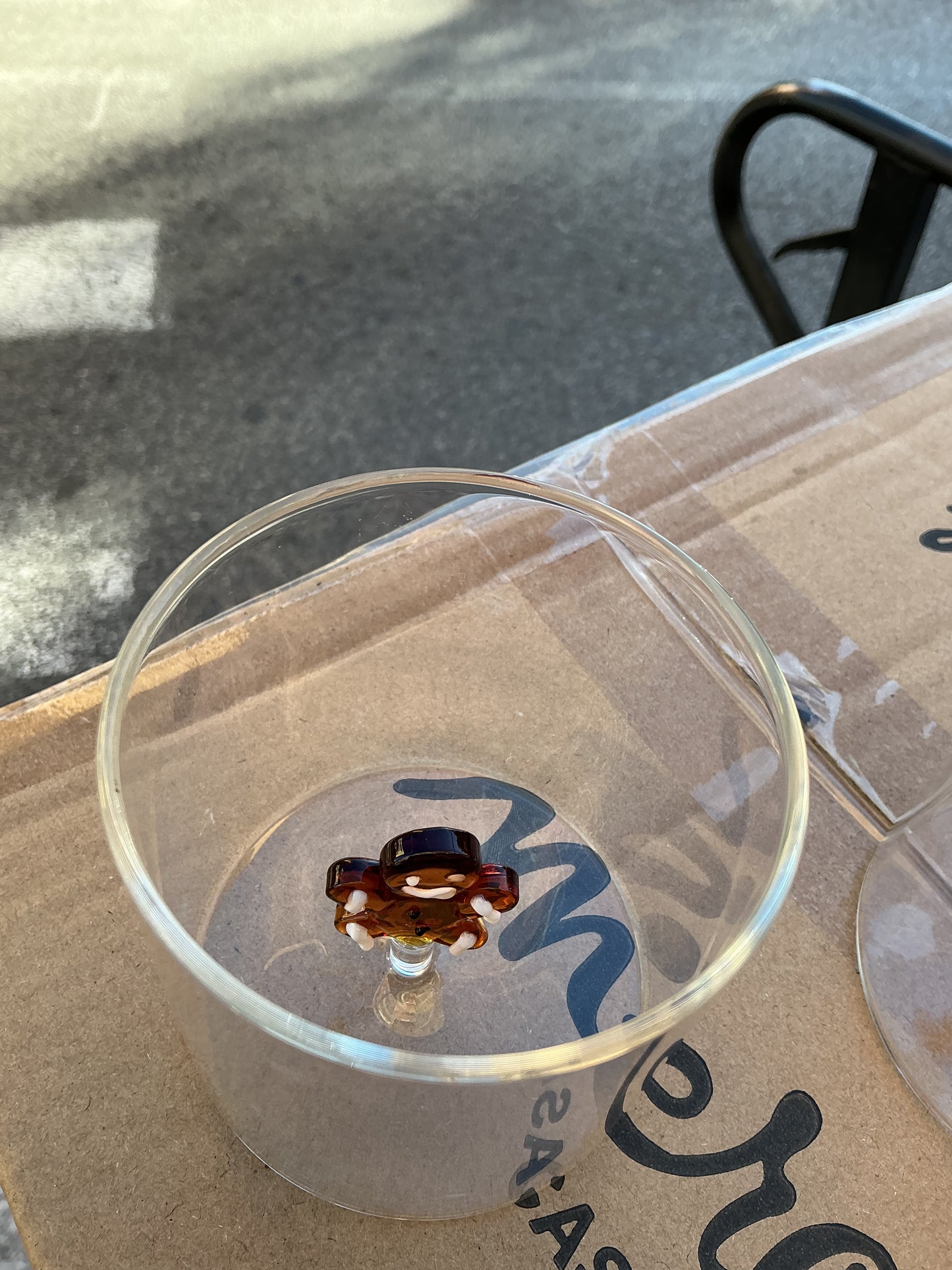 Set 6 bicchieri con elemento a rilievo