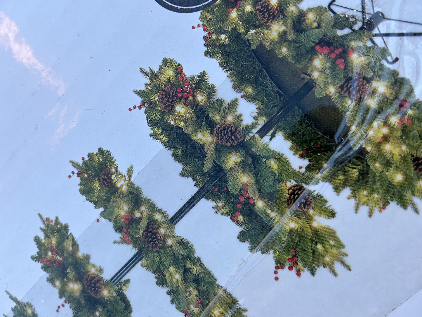 Albero decoro con luci