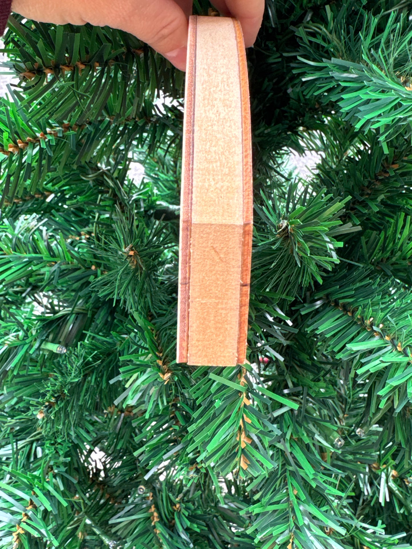 Presepe in legno luminoso