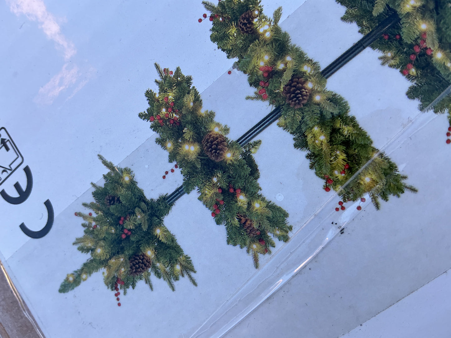 Albero decoro con luci