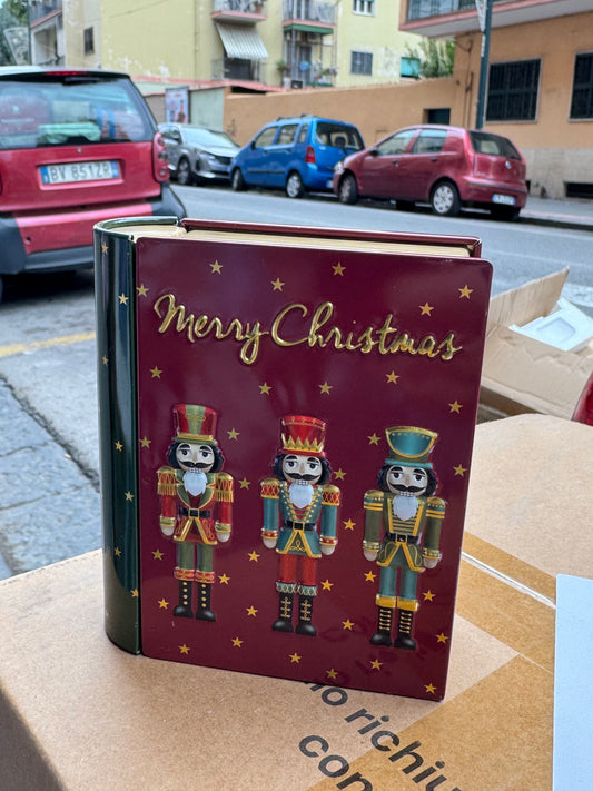 Cofanetto libro in latta