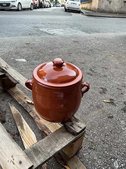 Tegame in terracotta 20 cm di diametro