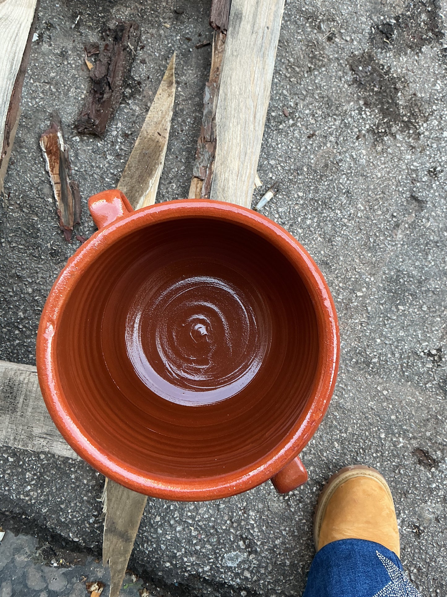 Tegame in terracotta 20 cm di diametro