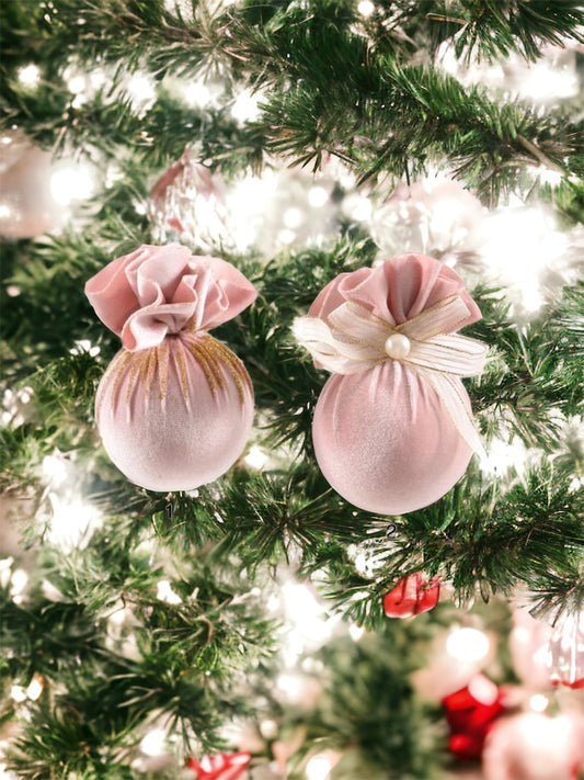 Palline Velluto rosa