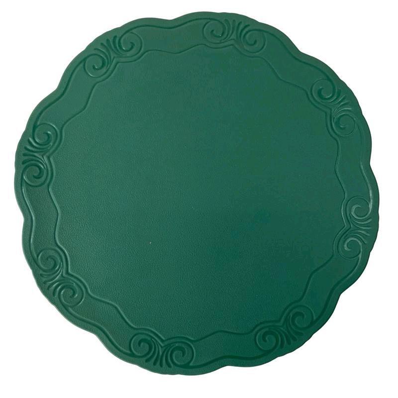 Set 6 Sottopiatti in pvc diametro 38 cm in 3 colorazioni
