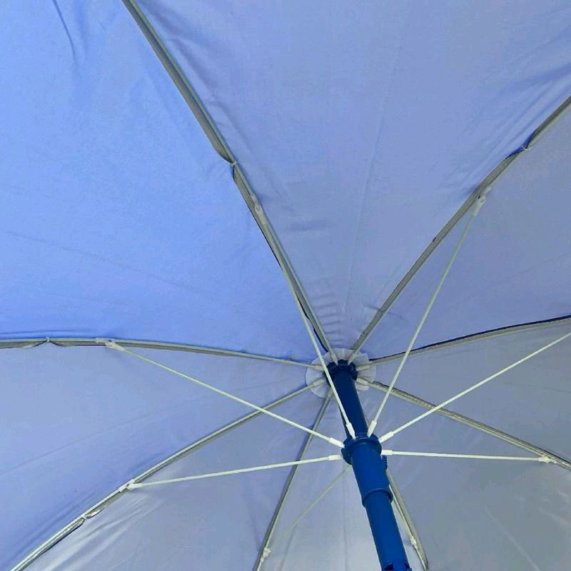 Ombrellone diametro 2 metri con interno proteggi uv inclinabile