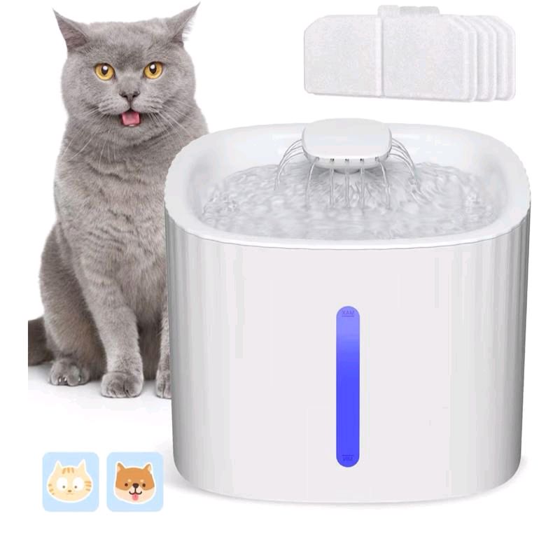 Ciotola Fontana per cani e gatti con filtro