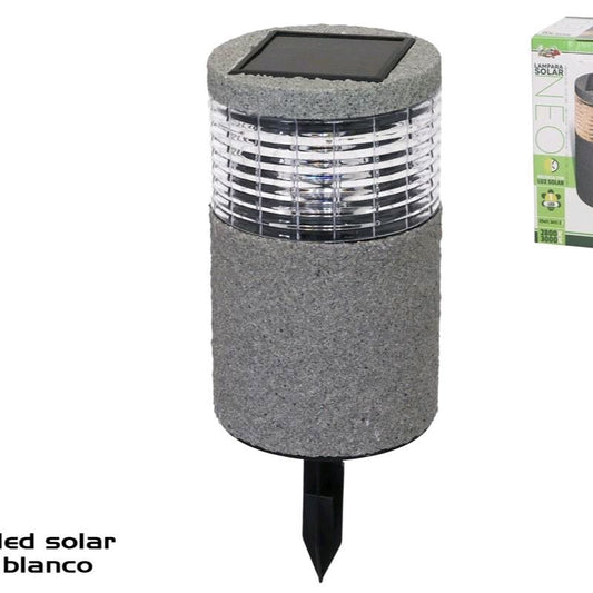 Set 2 Lampade solari 29x11,2x11,2 in pietra