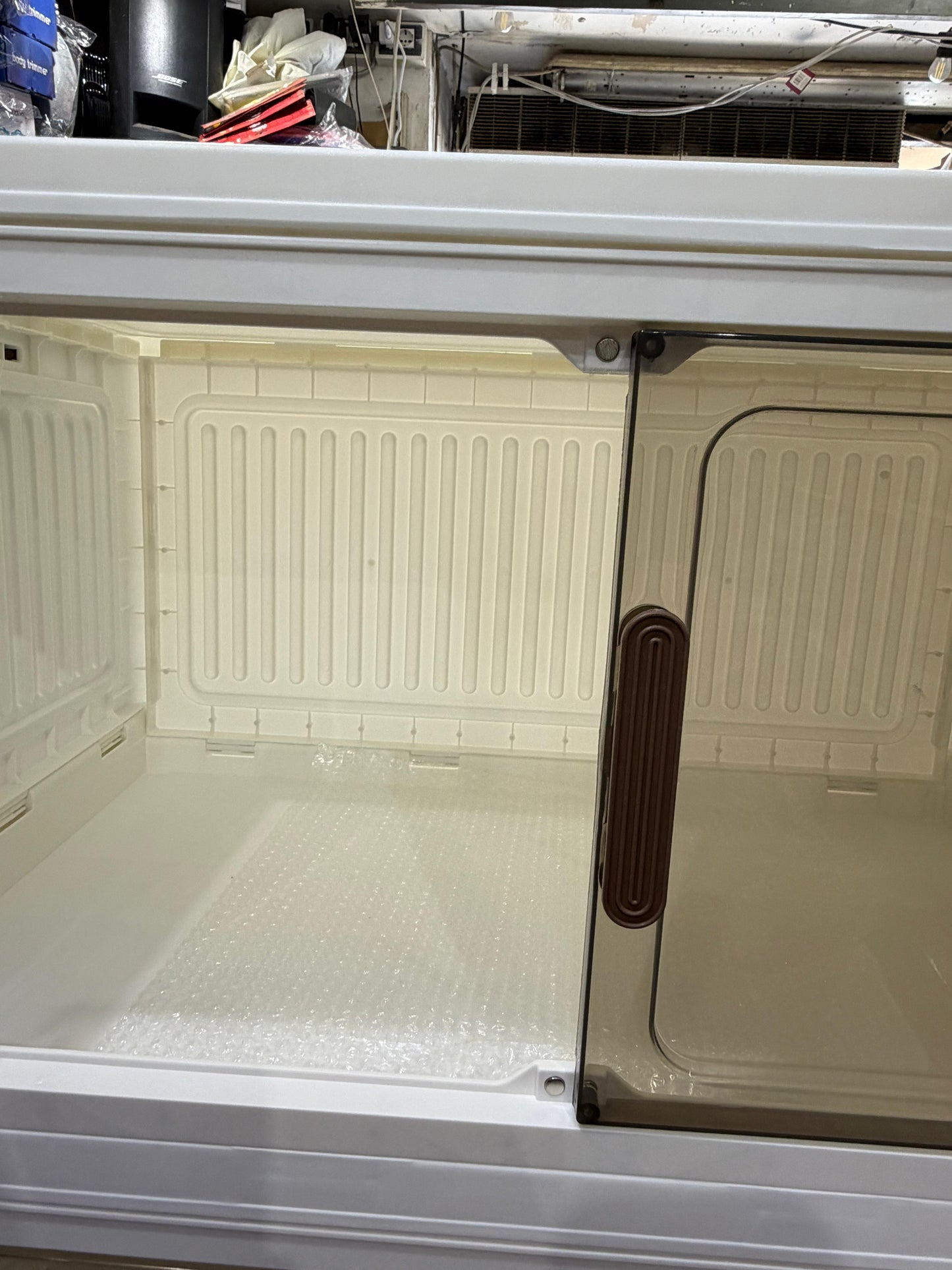 Mobiletto in plastica modulabile 5 ripiani per esterno e interno
