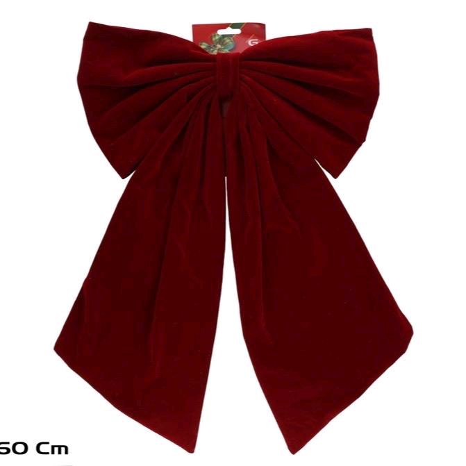 Fiocco in velluto in 3 misure 46x70;30x42;40x60