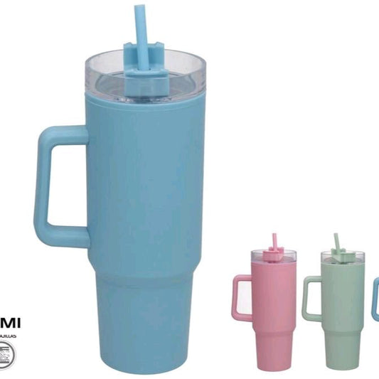 Borraccia con cannuccia 1 litro