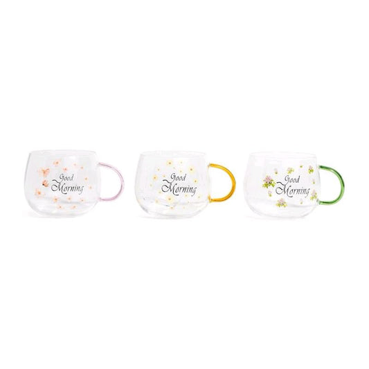 Tazza in vetro borosilicato 350 ml