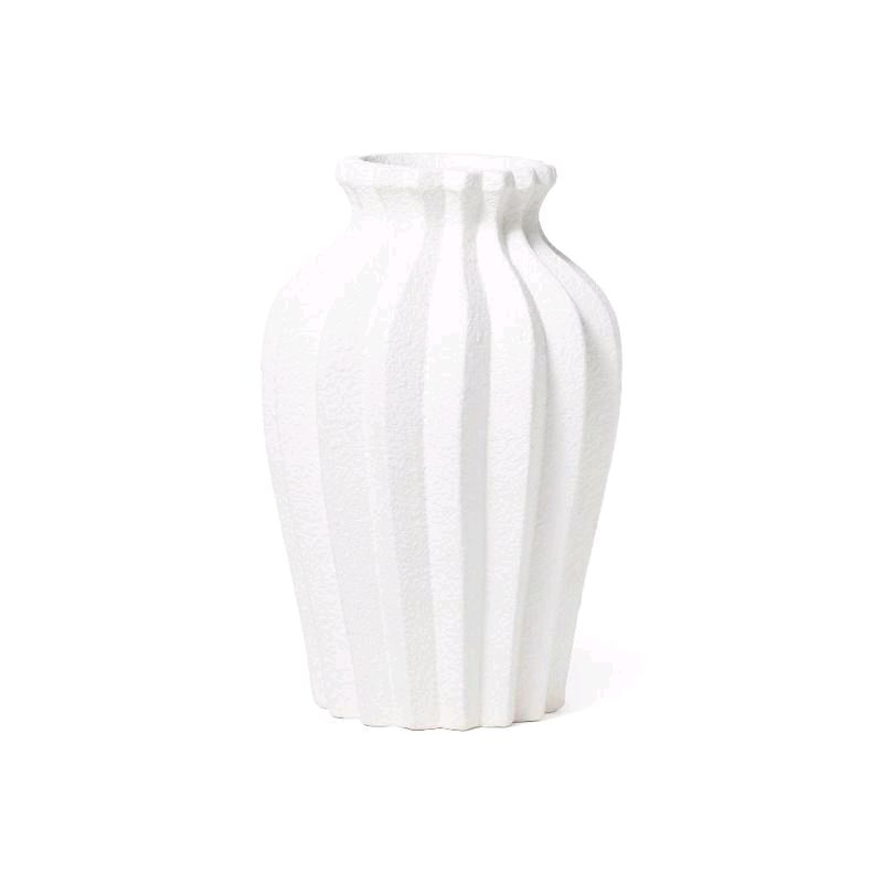 Vaso bianco in terracotta  in 2 versioni