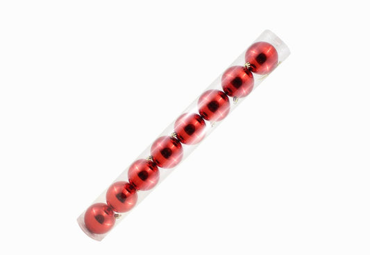 Set 8 Palline Rosse